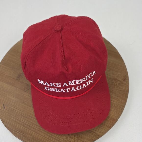 Make America Great Again Hat Cap Snap Back Red Cali Fame Trucker Mesh Mens USA - Picture 5 of 11